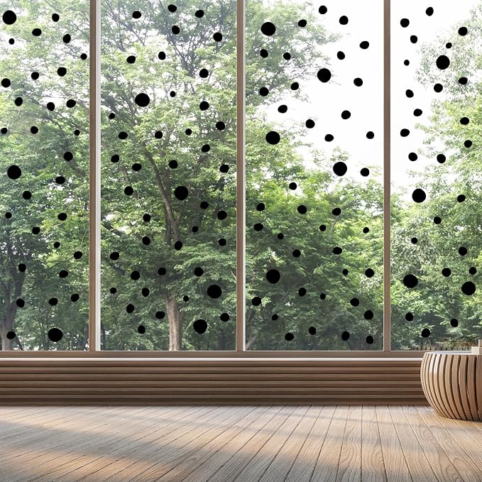 TaoBary 15 Sheet 300 Pcs Irregular Polka Dot Boho Wall Decals,Black | Removable Modern Vinyl Boho Wall Stickers Terrazzo Pattern for Playroom Bedroom - Image 7