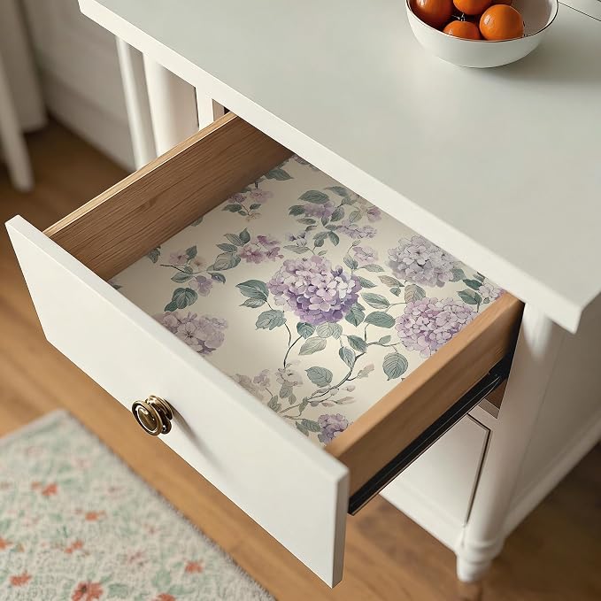 Vintage Floral Wallpaper, Boho Floral Wallpaper Peel and Stick Farmhouse Botanical Self Adhesive Contact Paper Fun Wildflower Contact Paper Cabinets for Nursery Bedroom Bathroomm 17.3" x 197" - Image 7