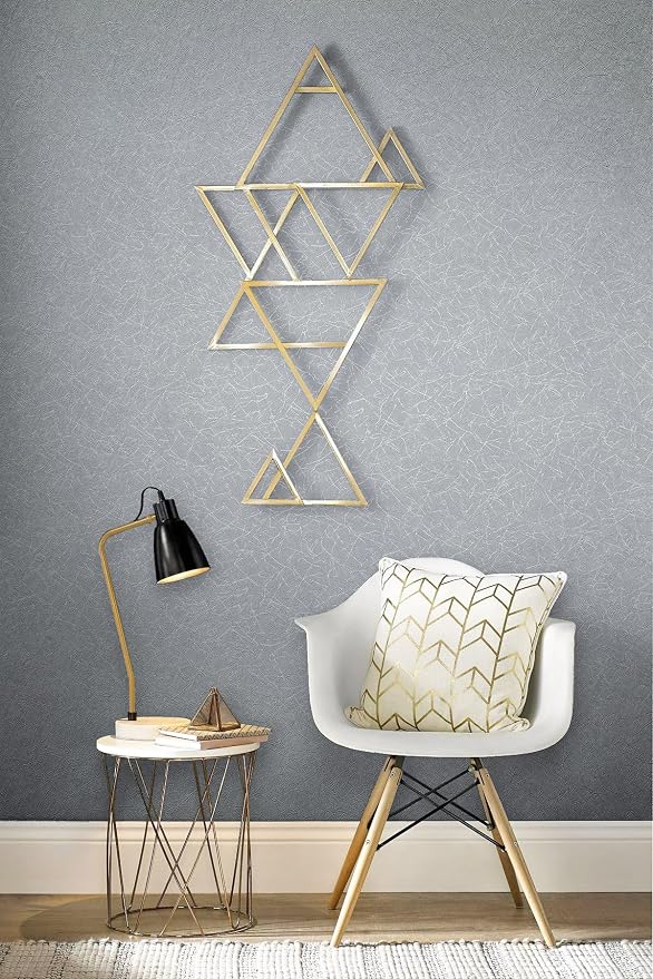 Safiyya 17.3 inch X 393 inch Wallpaper Silver Grey Silk Wallpaper Peel and Stick Textured Wall Paper Silk Removable Solid Color Contact Paper for Walls Vinyl Rolls - Image 8