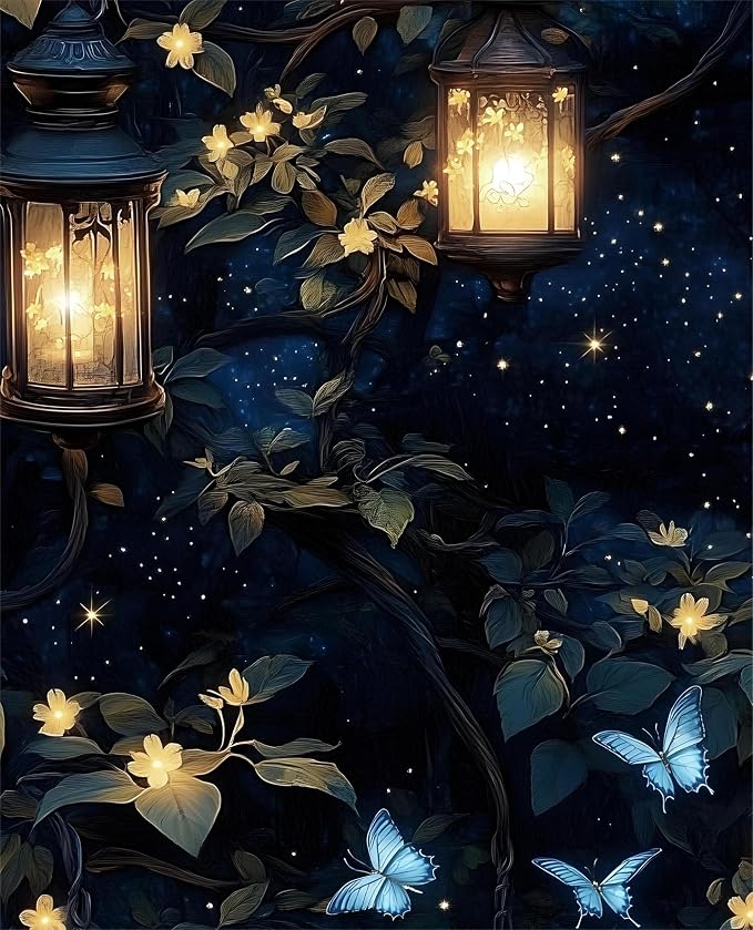 Laatse Dark Floral Black Forest Wallpaper Peel and Stick 17.5''x393'' | Self Adhesive/Removable/Waterproof/Thick Vinyl Contact Paper for Bathroom Bedroom Shelf Cabinet Drawer,Prepasted,Easy Peel by Laatse