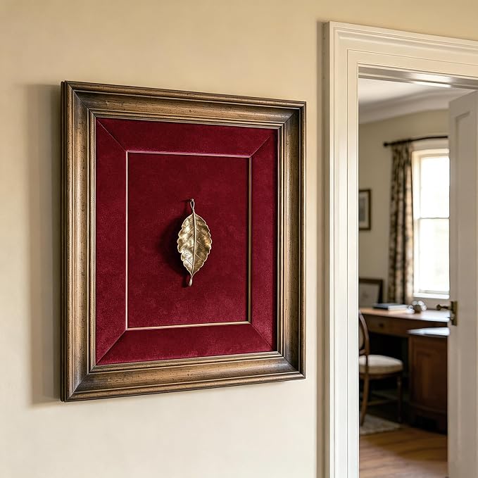 WESTICK Burgundy Red Velvet Mirror Border Peel and Stick Wine Red Bulletin Board Borders for Classroom Removable Decorative Dark Velvet Wallpaper Border for Bathroom DIY Crafts Jewelry Box 3.9" x 160" - Image 5