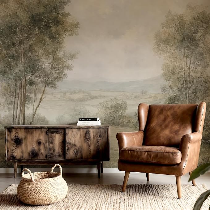 Forest Wall Murals Peel and Stick Self Adhesive Canvas Wallpaper | Large Removable Woodland Mural for Living Room Bedroom Office Home Decor and Accent Walls in Multiple Standard Sizes - Image 5