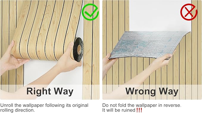 Light Maple Wood Panels for Wall Wood Slat Wallpaper 11.8"x118" | Beige Panels for Wall Self Adhesive 3D Wooden Contact Paper for Bedroom, Living Room Backsplash, Kitchen, Entryway, Farmhouse - Image 7