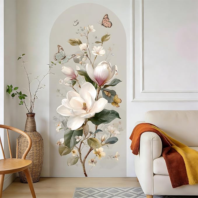 Arch Wall Decals Peel and Stick, Large Wall Stickers, Removable Home Decor Art Wallpaper for Bedroom Living Room 71'' × 31.7'' - Image 6