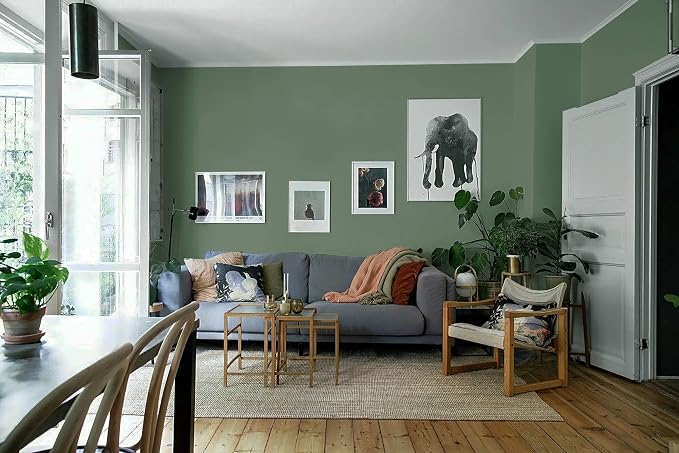 Dimoon 590''x17.7'' Green Peel and Stick Wallpaper Contact Paper Modern Self Adhesive Wall Paper Removable Renter Friendly Textured Solid Color Shelf Cabinet Vinyl Roll (590''x17.7'',Dark Green) - Image 8