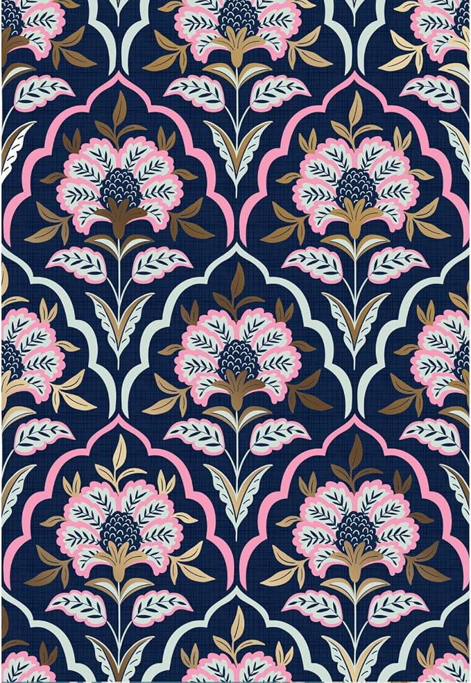 Main Street Peel and Stick Wallpaper Sheets, Modern Art Deco, 12-Pack | 11 x 16 in sheet size; Covers up to 14.67 sq ft; Eco-friendly paper material; No paste or additional adhesive required by MainStreet
