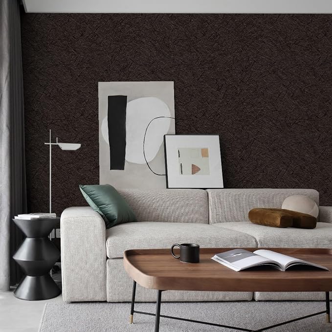 Brown Peel and Stick Self Adhesive Wallpaper Countertop Contact Paper | Removable Waterproof Bathroom 15.7" X 393.7" Kitchen Vinyl Wrap for Cabinet Countertops Wall Counter Top Paper - Image 4