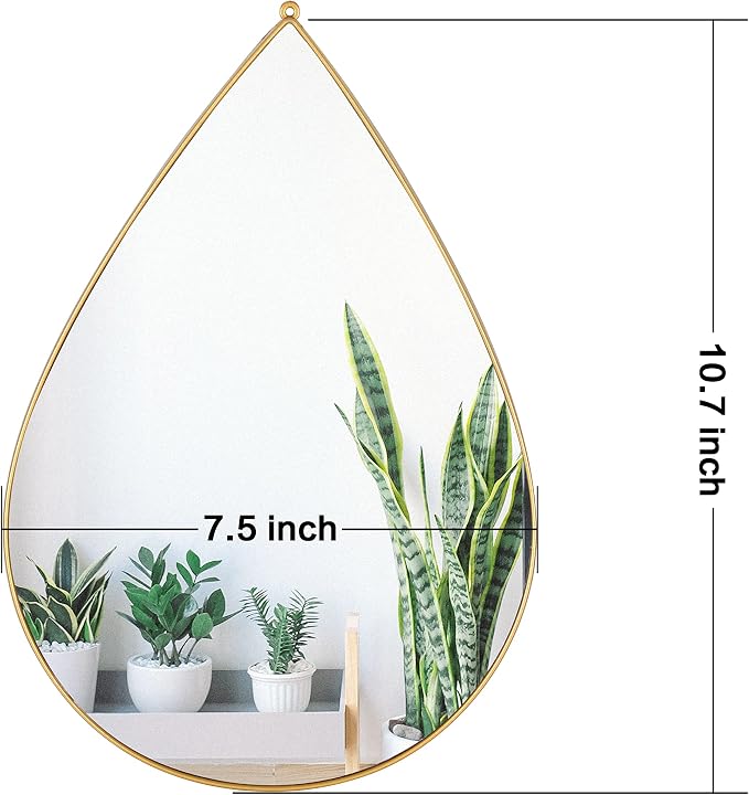 DECANIT Decorative Wall Mirrors Set of 3,Gold Accent Hanging Mirrors for Living Room, Bedroom & Entryway – Modern Farmhouse & Boho Home Decor - Image 5