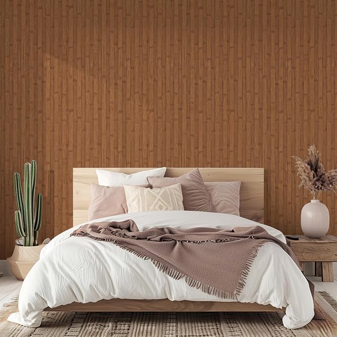 Tawny Wood Grain Contact Paper 17.3"x400" Wood Look Peel and Stick Wallpaper Removable Self Adhesive Vinyl Wallpaper for Bedroom Cabinets Countertops - Image 8