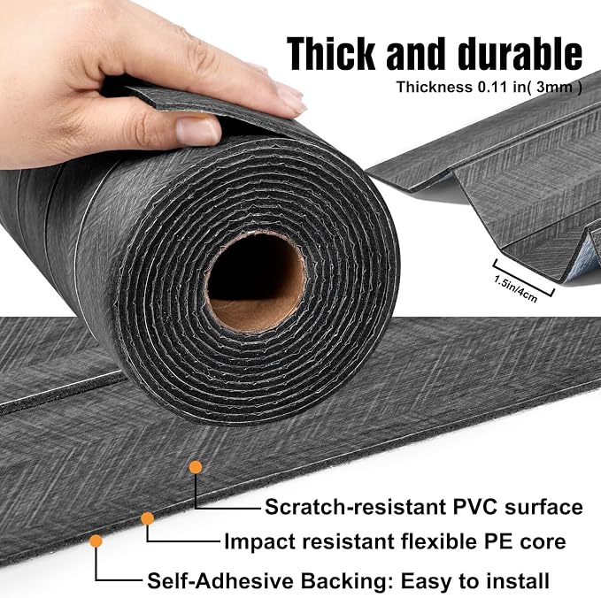 3D Wood Slat Wall Panels Peel and Stick Faux Wood Grain Thick Wallpaper 15.7"x118" Acoustic PET & IXPE Foam Paneling Self-Adhesive Decor for RV Living Room Bedroom Ceiling DIY Accent Wall Covering - Image 3