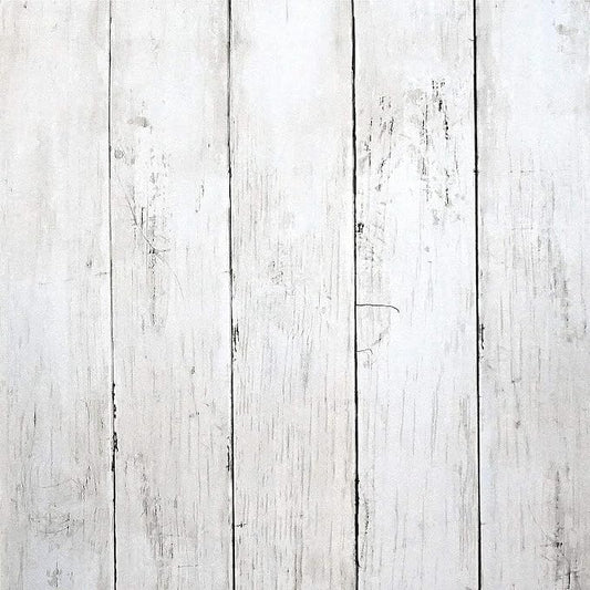 CiCiwind Peel and Stick Wallpaper Wood Contact Paper White Shiplap Wall Paper Peel and Stick Modern Rustic Wood Removable Waterproof Self Adhesive Wallpapers for Cabinets Bedroom Bathroom 78.7"x17.7" by CiCiwind