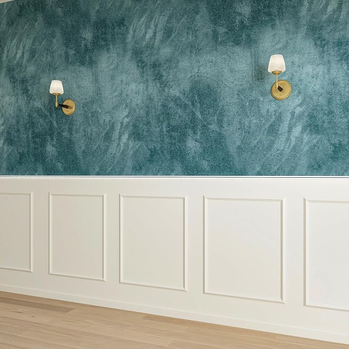 Colingmill Accent Wall Molding Kit Premade Panel,3set,16x20in | Wainscoting Panels, Peel and Stick, Wall Moulding, 3D, White, Pre Cut Picture Frame Trim, for Walls Home Decoration - Image 3