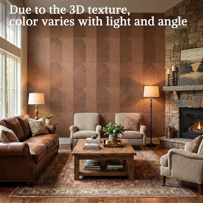 Acoustic Wall Panels, 6 Piece 23.62" X 23.62" Peel and Stick Wall Panels | High-Density Polyester Fiber Self Adhesive Soundproofing for Interior Wall Décor, Haven Panel Divide - Image 6