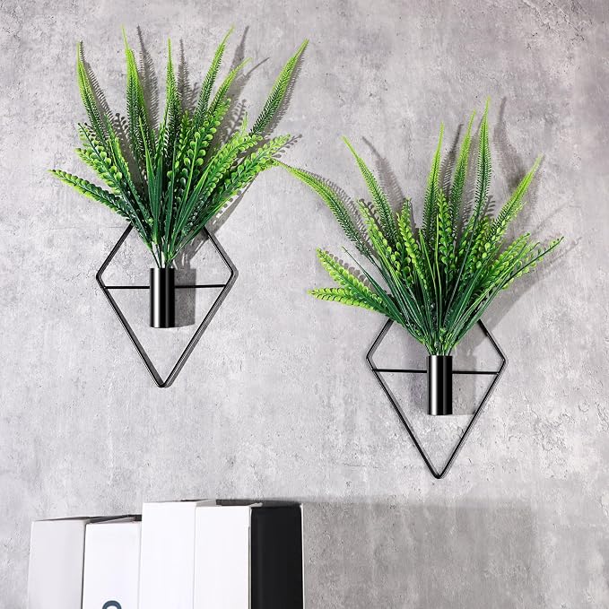 Canlierr 4 Pcs Wall Decor Hanging Planters, Boston Fern, Black - Image 5
