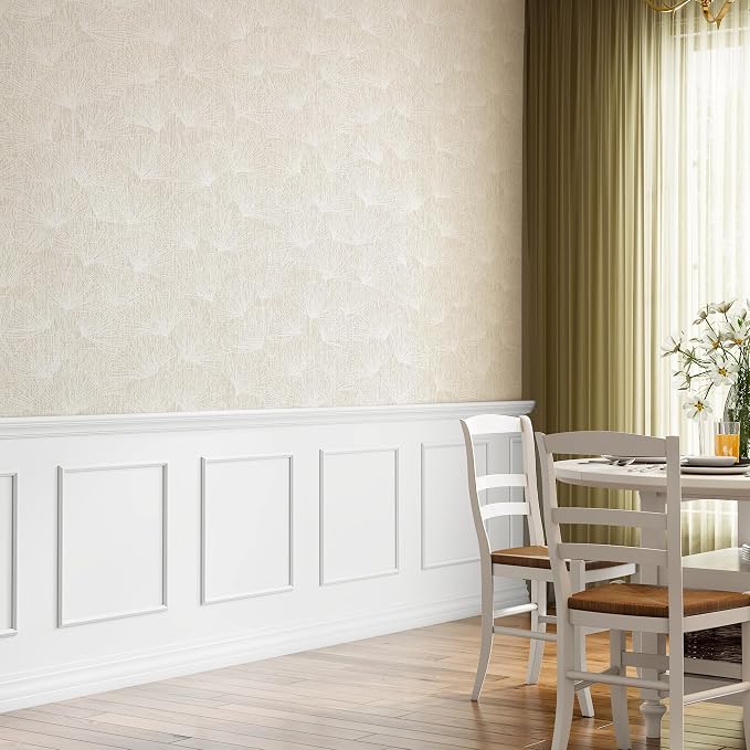 INMOZATA Pre-Cut Peel and Stick Wall Molding Wainscoting Panels, 20" x 20" | Strong Adhesive, Paintable, Easy to install, Ideal for Interior Wall Decor Living Room Bedroom Hallway - Image 9