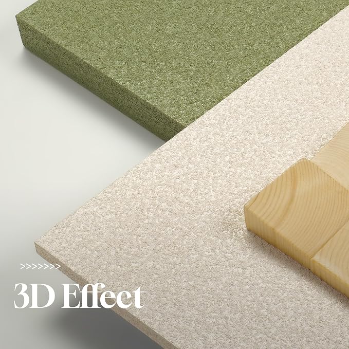 Large Wood Abstract Wall Art for Living Room, Modern 3D Artwork for Walls | Natural sage green tone, Textured paintings, Big woodern layered sculpture, Bedroom dining room office wall decor aesthetic - Image 6