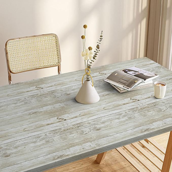 Shiplap Peel and Stick Wallpaper Contact Paper for Bulletin Board Classroom | 17.7"x 708" Washed Wood Panel Film Self-Adhesive Removable Farmhouse Decor for Cabinets Desk Classroom Bulletin Board Wall - Image 3
