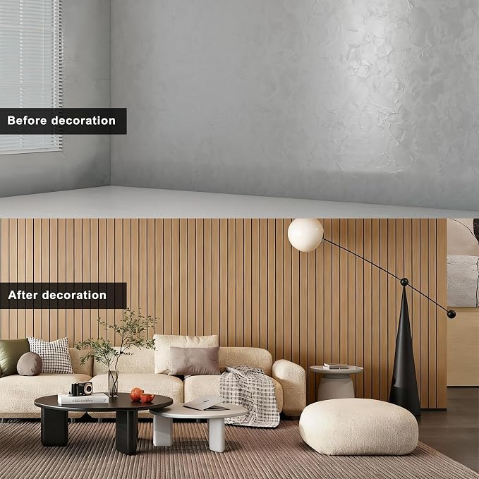 3D Wall Panels Peel and Stick – 15.74"x118" PVC FauxWood Grain Texture, Self Adhesive Waterproof Wall Covering, DIY Accent Wall, Sofa Background Backsplash & Modern Home Decor, Covers 12.9 sq.ft - Image 3