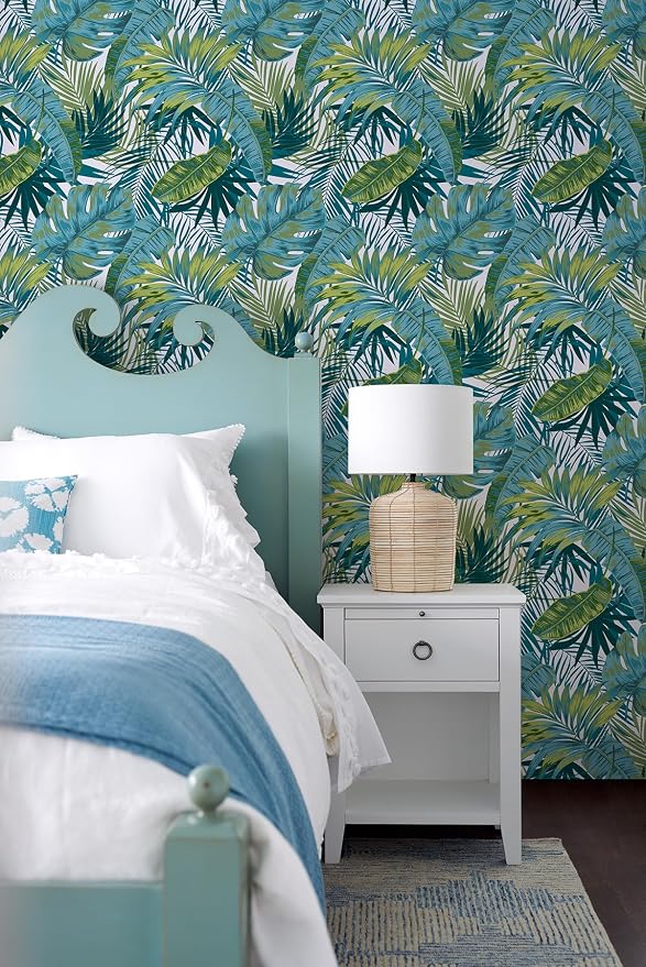 My Style Bangalow Tropical Palm Peel and Stick Wallpaper, Removable Wallpaper, 17.75 in x 9.8 ft - Image 2