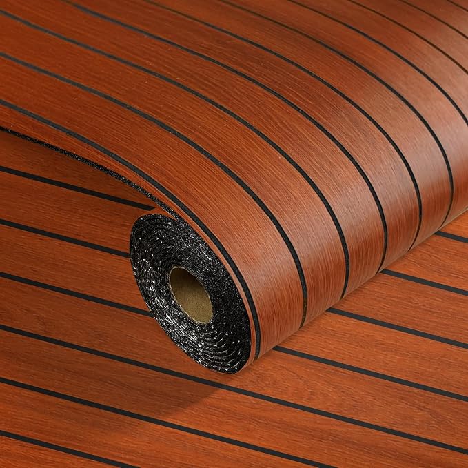 3D Brown Wood Wall Panels Acoustic Slat Wall Paneling 23.62" x 110.24" | Peel and Stick Wood Panels Self Adhesive Flexible Soundproof Wooden Slats for Bedroom Living Room Workshop Wall Decor by MANONIRIA