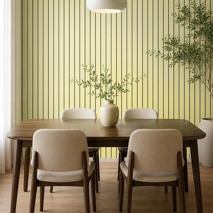 3D Wall Panels Peel and Stick, PVC Wood Grain, 19.7" x 118.1" | Self-adhesive 3D wall panels peel and stick to dry, flat surfaces for room updates without extra glue - Image 2