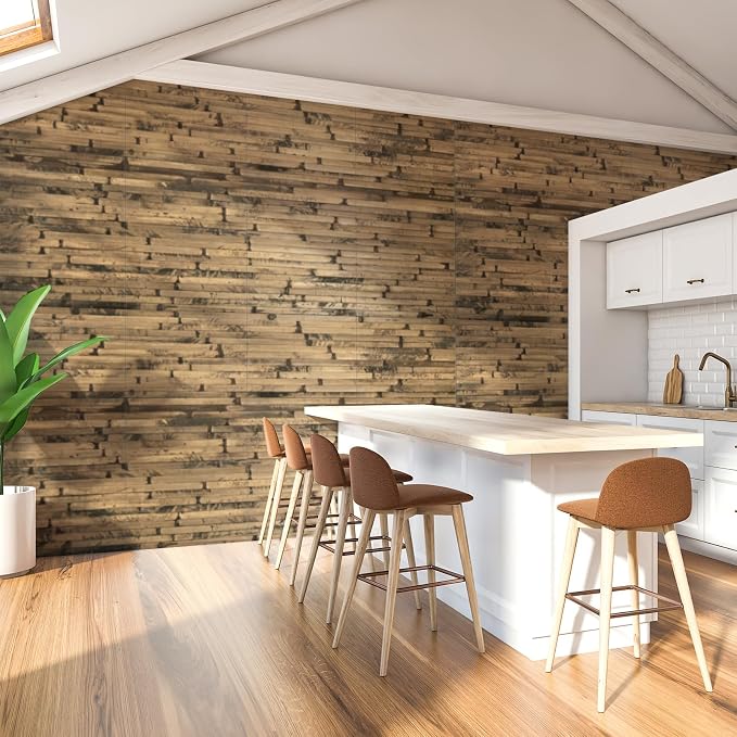 Art3d 12 x 96 in Pole Wrap Natural Bamboo Wall Panel, 1-Pack, Dark Burned | Renewable Raw Board, Waterproof, No Emission, Wear-Resistant, Freely Cuttable, Stylish Wall Decor for Bedroom and Office - Image 7