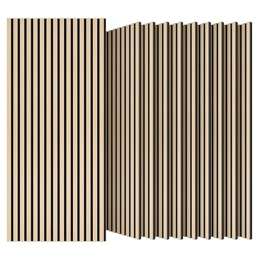 TONOR Wood Wall Panels for Interior Wall Decor-10 Pack 47.2" x 23.6" | Acoustic Wall Panels-77.5ft², Wood Slat Acoustic Panels for Noise Cancelling and Decoration, Living Room, Office,Oak by TONOR