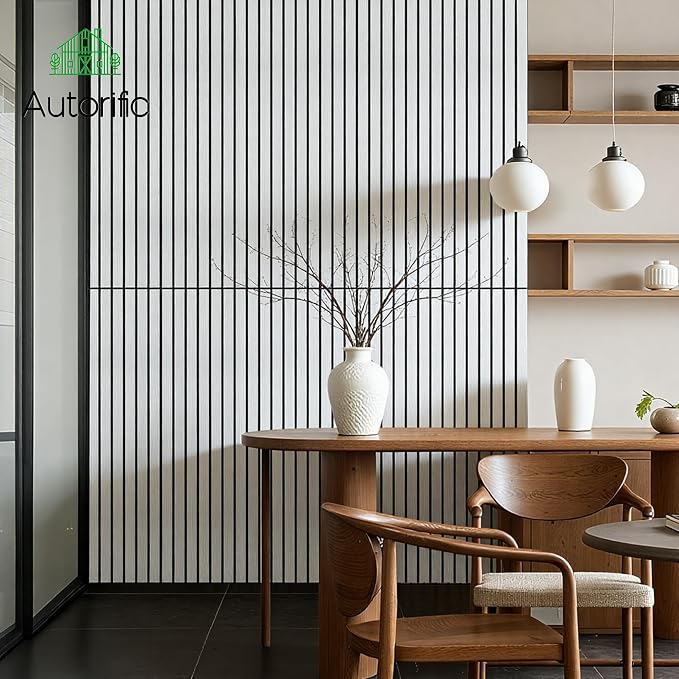 Acoustic Panels, 10 Pack Soundproof Panels,47.2”x23.6”,White Oak | Simulated Wood Grain Finish Acoustic Wall Panels,Decorative Sound Proof Foam Panels for Walls, High-Density Polyester Fiber - Image 4