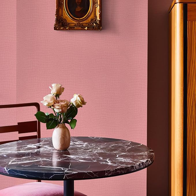 Zeeko Pink Coffee Crocodile Peel and Stick Wallpaper 17.3" x 118" | Textured Embossed Contact Paper Removable Waterproof Self Adheisve Wall Paper for Cabinet Bedroom Bathroom - Image 5