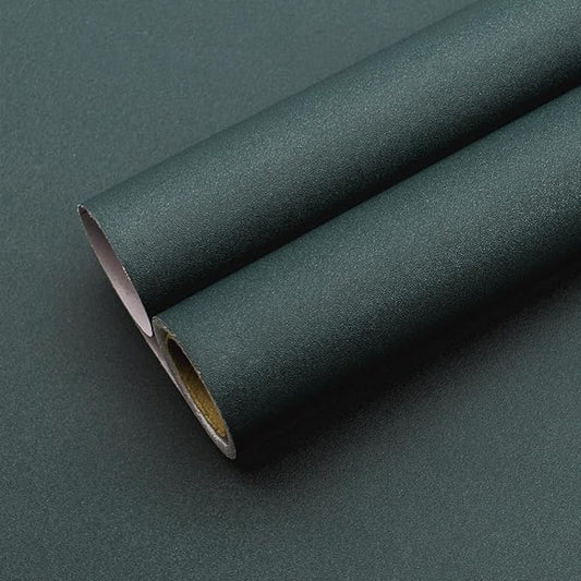 Yancorp 16"x120" Matte Emrald Green Peel and Stick Wallpaper Removable Contact Paper for Cabinets and Drawers Stick in Wall Paper for Bedroom Kitchen Self-Adhesive by YancorpHomeDecor