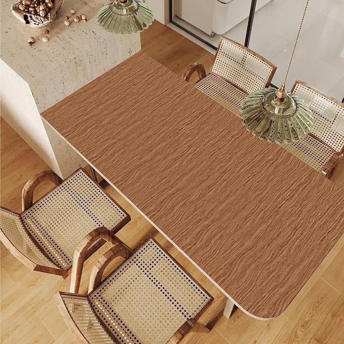 Brown Wood Contact Paper 17.3"x200" Faux Wood Peel and Stick Wallpaper Vintage Removable Self Adhesive Wooden Wallpaper Woods Grain Contact Paper for Countertops Cabinets Walls - Image 6