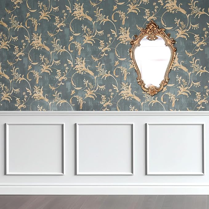 Colingmill Accent Wall Molding Kit Premade Panel,12set,20x20in | Wainscoting Panels, Peel and Stick, Wall Moulding, 3D, White, Pre Cut Picture Frame Trim, for Walls Home Decoration - Image 7