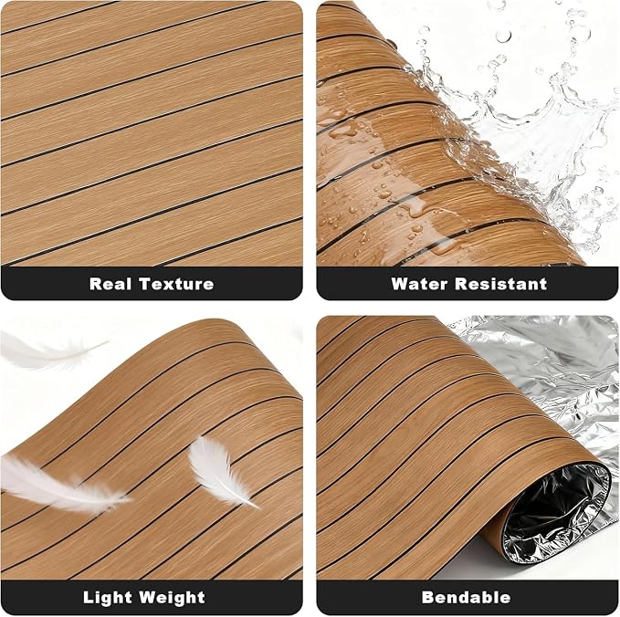3D Wall Panels Peel and Stick – 15.74"x288"/24FT PVC FauxWood Grain Texture, Self Adhesive Waterproof Wall Covering, DIY Accent Wall, Sofa Background Backsplash & Modern Home Decor, Covers 31.5 sq.ft - Image 6