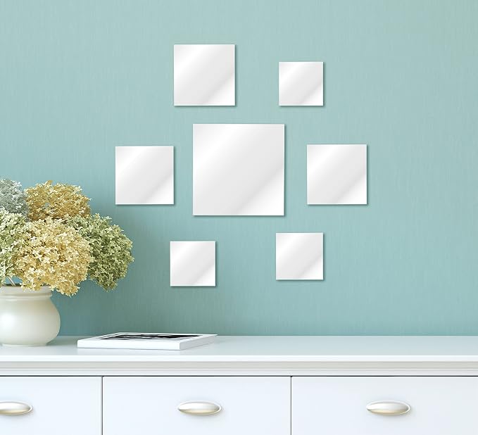 Elements Square Wall Mirrors, Set of 7 - Image 3