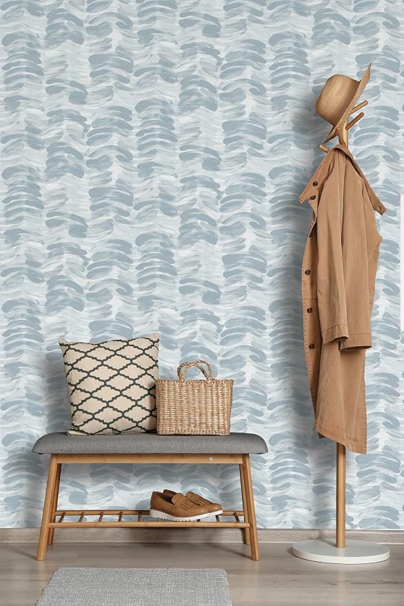 Peel and Stick Wallpaper Roll, Lake Life Design | 17.5 x 216 in roll; Covers 26.25 sq ft; Vinyl peel & stick; No paste needed; Great for walls, shelves & cabinets. - Image 6