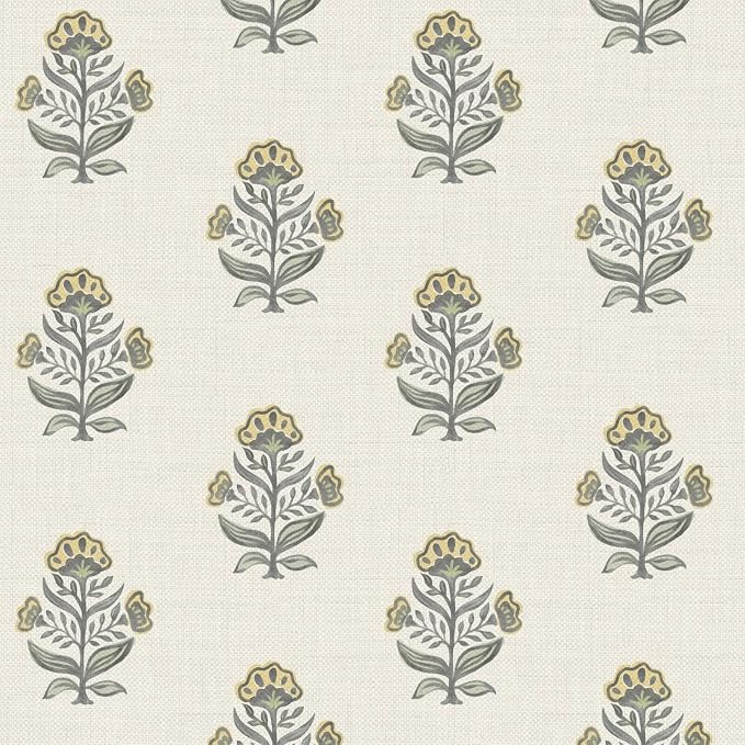 Heroad Vintage Floral Wallpaper Peel and Stick Wallpaper 17.3''x393'' Retro Flower Contact Paper for Cabinets Drawers Cottage Removable Wall Paper for Bedroom Stick on Walls Self-Adhesive Decor Vinyl by HeroadBrand