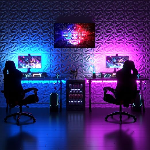 Art3dwallpanels 33 Pack 3D Wall Panels Diamond, White, 12''x12'' | PVC Accent Wall Panels for Interior Wall Decor, Living Room Lobby Bedroom Hotel Office, Cover 32.Sq.Ft - Image 6