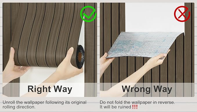 Dark Brown Wood Wall Panels Horizontal Wood Slat Contact Paper | Acoustic Slat Wall Paneling, 3D Acoustic Panels, Soundproof Foam Wallpaper for Bedroom, Bar Cabinet, Living Room, 11.8"x118" - Image 7