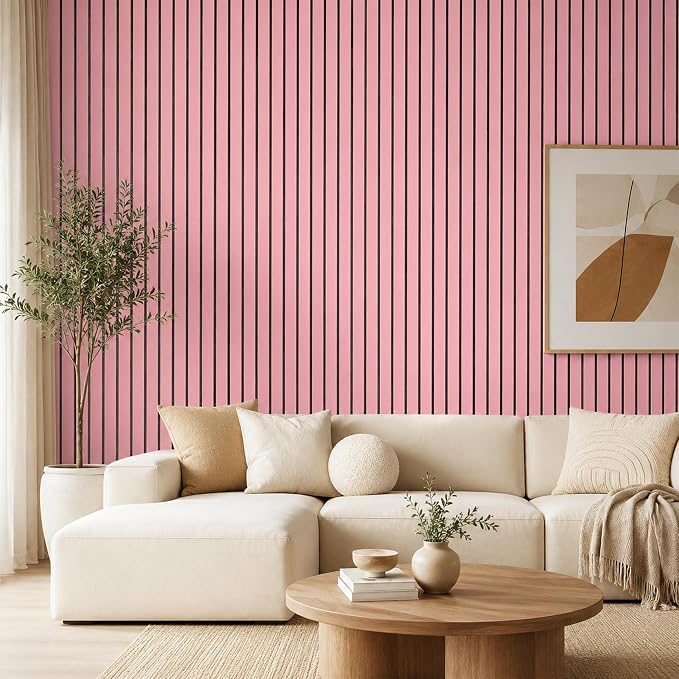 3D Wall Panels, PVC Wood Grain Panels, 19.7" x 118.1" | Self-adhesive PVC wood wall panels with 4.5mm cushioning and a wipe-clean surface for living rooms and bedrooms - Image 3