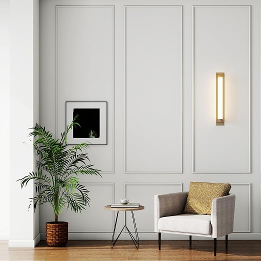 Pangda 3set Peel and Stick Wall Molding Kit 3D Premade, 24x72in | Accent Wall Moulding Kit, Wainscoting Panel, for Interior Decor, Ready to Assemble, Peel and Stick, Wainscoting Accent Panel by Pangda