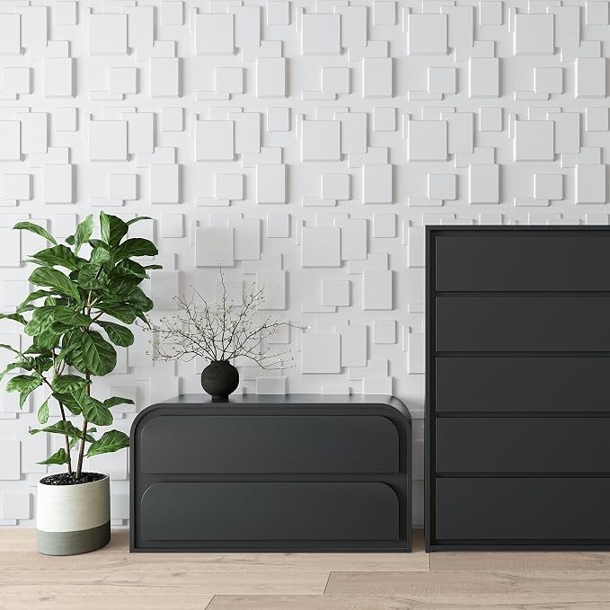 Art3d White PVC 3D Wall Panels - 32 Sq.FT of Stylish Wall Decor for Home & Commercial Spaces - Image 5