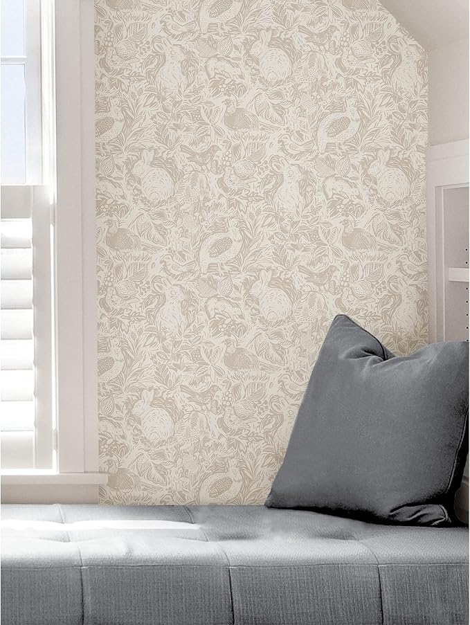 NuWallpaper by WallPops Cream Terrene Peel & Stick Wallpaper, NUS4304 - Image 6