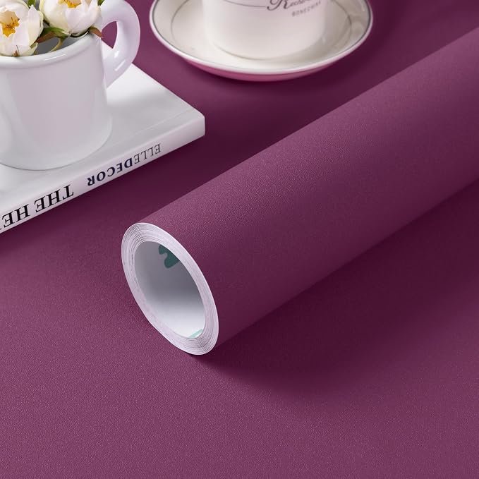 Peel and Stick Wallpaper Hot Pink Contact Paper for Cabinets and Drawers | 15.7" x 393.7" Removable Wall Paper Self Adhesive Vinyl Film Roll Easy to Apply Bathroom Home Decor Counter Top Cover by practicalWs