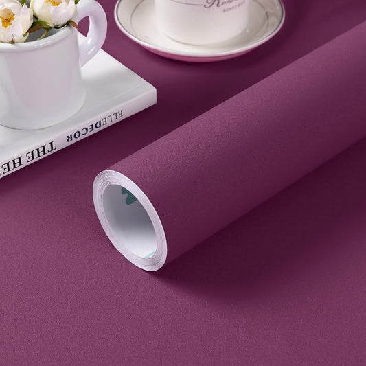 Peel and Stick Wallpaper Hot Pink Contact Paper for Cabinets and Drawers | 15.7" x 393.7" Removable Wall Paper Self Adhesive Vinyl Film Roll Easy to Apply Bathroom Home Decor Counter Top Cover by practicalWs