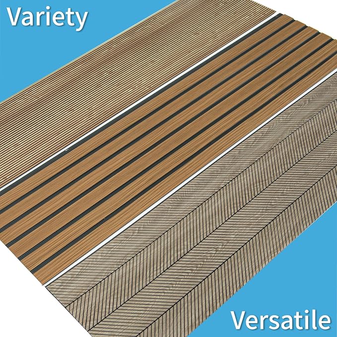 Art3d Herringbone Slim Slat Wall Panels, 104" x 12", 4-Pack, Weathered Teak | Lightweight, Wainscoting, Waterproof, Easy to Clean, Sturdy, Glue on, Elegant Style, for Bedroom, Office, Home Improvement - Image 9