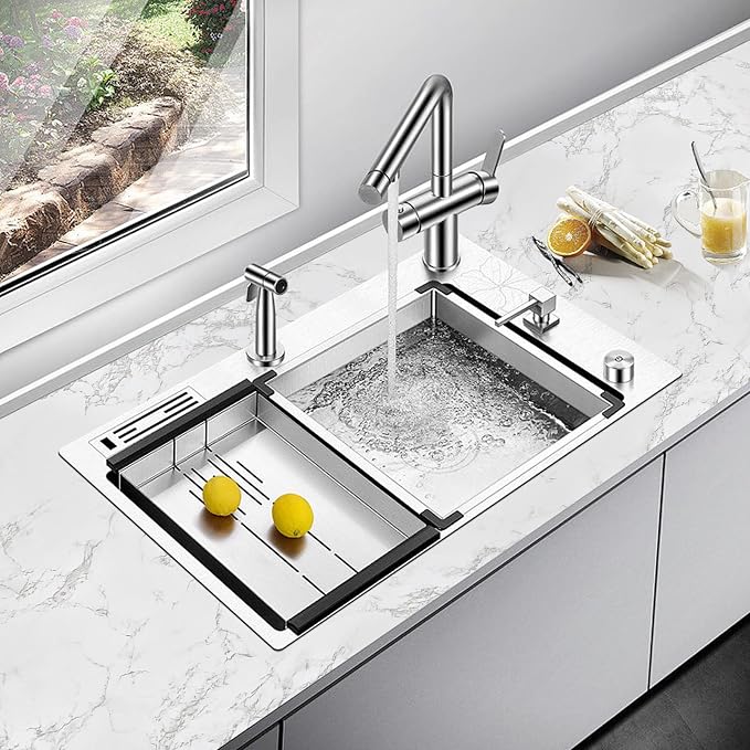 Marble Contact Paper White Peel and Stick Wallpaper for Kitchen Countertop | 17.71" x 393.7" Thick Gray Granite PVC Roll for Cabinet Furniture Renovated Easy to Remove Without Leaving Glue Upgrade - Image 3