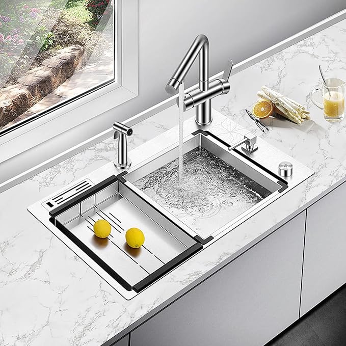 Marble Contact Paper White Extra Wide Peel and Stick for Kitchen Countertop | 23.6" x 196" Marble Granite Wallpaper Gray Paper Roll for Cabinet Furniture is Renovated Thick PVC - Image 3