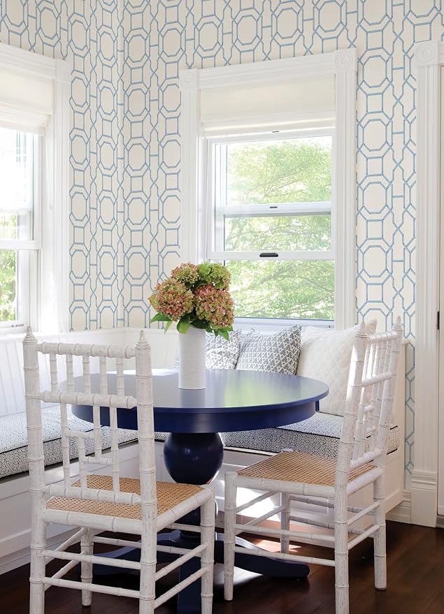 NuWallpaper Sapphire Sanya Peel and Stick Wallpaper, Removable Wallpaper, 20.5 in x 18 ft - Image 2