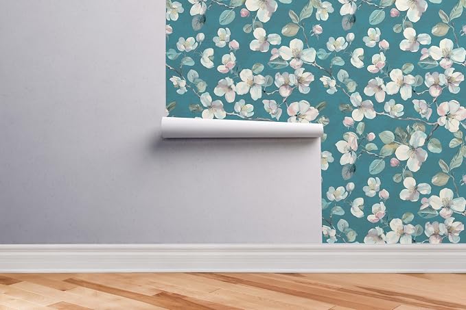 Peel and Stick Wallpaper Roll, It's Actually Cerulean Design | 17.5 x 216 in roll; Covers 26.25 sq ft; Vinyl peel & stick; No paste needed; Great for walls, shelves & cabinets. - Image 6
