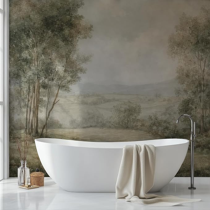 Forest Wall Murals Peel and Stick Self Adhesive Canvas Wallpaper | Large Removable Woodland Mural for Living Room Bedroom Office Home Decor and Accent Walls in Multiple Standard Sizes - Image 4